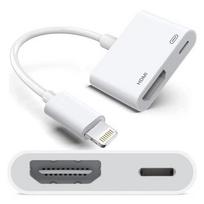 Lightning to HDMI Adapter - Full HD 60Hz Adapter, Easy Connecting iPhone / iPad to TV or Projector, Plug & Play - Alogy Lightninghd™ White