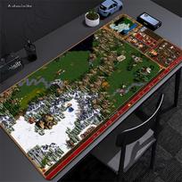Heroes of Might and Magic 3 Mats Mous Pad Pc Gamer Computer Accessories Mousepad Gaming Laptop Keyboard Carpet Large Desk Mat 60x30cm gray