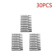 11-11pcs 1mm CR-V Torx Screwdriver Bits Set T1 T1 T1 T7 T8 T9 T11 T11 T11 Batch Head Mobile Repair Plum Blossoms Repairing Tool