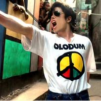 Olodum T-Shirt, Samba Reggae Music Band, Salvador Bahia Brazil Carnival, Unisex XL white