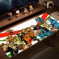 Anime Jojo Bbizarre Adventure Mouse Pad Pc Gaming Computer Keyboard Hybxaxc Xxl Office Hd Printed Game Nonslip Base Desk Mat 800x300x2mm white