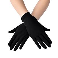 Solid Color Non-Slip Milk Silk Work Gloves Driving Gloves Household Gloves Serving Waiters Mittens beige