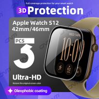 Screen Protector for Apple Watch Series 12 42mm/46mm HD Anti-scratch Full Coverage Protective Film Accessories (Not Glass) for Watch S12 46mm