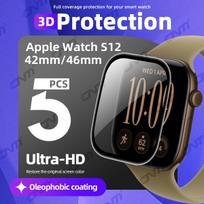 Screen Protector for Apple Watch Series 12 42mm/46mm HD Anti-scratch Full Coverage Protective Film Accessories (Not Glass) for Watch S12 42mm
