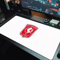 Twente FC Mouse Pad Large Gaming Table Cushion Non-slip Laptop Tablet Big Mousepad XXL Mat Mini PC Playmat With Lock edge_xia 30cmx60cm(11.8x23.6inch) black