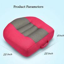 Portable Breathable Car Booster Seat Cushion – Suitable for Cars Offices  Home Use Rose/gray