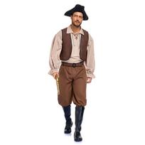S-XL retro pirate medieval art halloween pirate of the caribbean stage cosplay costume M