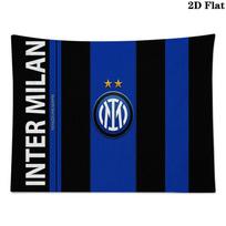 Inter Milan Wall Tapestry Aesthetic Wall Hanging Printed Fabric Blanket Decorative Tapestries for Bedroom Living Room Home Decor 100cm x 150cm