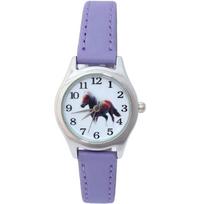 Fashion Cute Girl Ladies Watch Kids Watches Horse Leather Quartz Student Kids Animal Cartoon Children Wristwatch Gift white