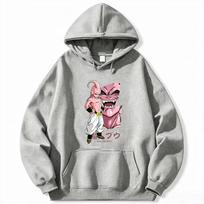 Dragon Ball Men's Hoodie Buu Anime Sweatshirt High Quality Warm Pullover Sweatshirt For Autumn Winter Women And Men Hoodies 4XL white