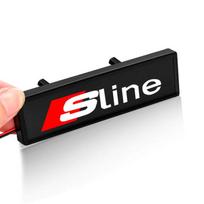 Car Decorative Light LED Front Hood Grille Emblem Badge Decor For Hot A1 A3 8P A4 B5 B6 B7 B8 A5 A6 C5 C6 C7 A7 A8 Q3 Q5 black