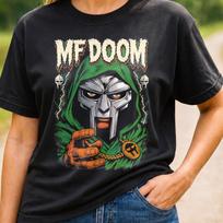 MF Doom T-Shirt, Hip Hop Rap Icon Tee, Unisex Music Shirt 120 white