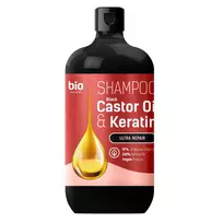 BIO NATURELL_Shampoo Ultra Repair ricinos aliejaus ir keratino šampūnas 946ml