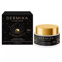DERMIKA_Luxury Caviar 50+ ikrų raukšles užpildantis dieninis ir naktinis kremas 50ml