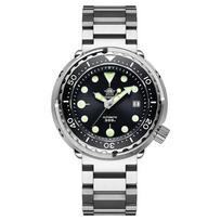 ADDIESDIVE AD2522 Tuna Diver Automatic Watch Sapphire 300M Waterproof Mechanical Watches Stainless Steel Luminous Reloj Hombres Japan 8215 black