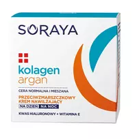 SORAYA_Collagen & Argan drėkinamasis kremas nuo raukšlių dienai ir nakčiai 50ml