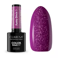 CLARESA_Soak Off UV/LED Funky Disco hibridinis lakas 5 5g