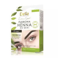 DELIA_Pudras antakių henna 1.0 Black 4g