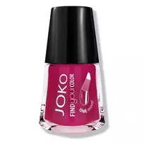 JOKO_Find Your Color nagų lakas su vinilu 118 Frozen Raspberris 10ml