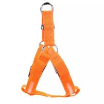 Premium Led Pet Harness For Large And Medium Dogs In Glow-in-the-dark Colors L oranžinė