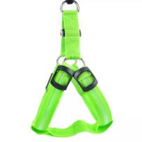 Premium Led Pet Harness For Large And Medium Dogs In Glow-in-the-dark Colors XL žalia