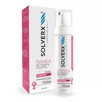 SOLVERX_ Jautrios odos intymios higienos putos moterims 200ml