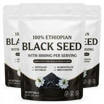Black Seed Oil 1000mg - Immune & Digestive Support Softgels (60 Count) 3pack