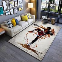 Muay Thai Fighter Kick Design suitable as a non-slip mat for the living room or bedroom sofa 150x220cm(59x86in)