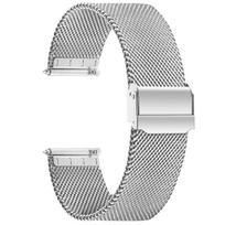 Milanese Buckle Stainless Steel Replacement Watch Band, Adjustable 8mm Wrist Strap 8mm sidabras