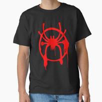 Miles Morales Pasauliai Prieš Pasaulius Klasikinis Marškinėlis M red