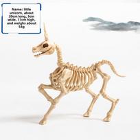 Helovino gyvūnų skeletų dekoracijų rinkinys su žiurkėmis, katėmis, šunimis, paukščiais namui su vaiduokliais Unicorn