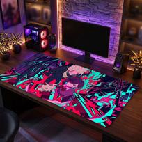 Big Mouse PadDandadan Extended Soft Desk Mat Gaming Office Computer Table Decor Mat 50cmx100cm