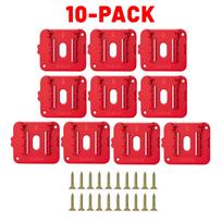 11 Pack Battery Holder for Milwaukee M18 18V Battery Wall Mount Holder Storage Case Tool Holder For Shelf Work Van Toolbox