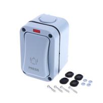 Self-resetting IP66 Waterproof Doorbell Switch 20A AC250V for Outdoor Patio and Veranda Use one size