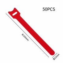 30/50/100Pcs Velcro , Power Cable And Data Cable Organizer, Reusable Binding Straps