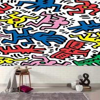 1 vnt. Keith Haring „Ascending1“ gobelenas, svetainės, miegamojo, biuro, vakarėlio dekoras, idealus šventinė dovana 130cmx150cm