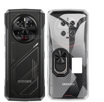 Skirta Doogee V40 Pro V40Pro 6.78  2024 Galinis piršto žiedas Minkštas TPU silikoninis dėklas Skirta Doogee V40 Pro Laikiklis Telefono dangtelis