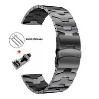 Quick Fit Titanium Metal 22mm Band For Huawei Watch GT6 Pro /Ultimate 2 GT6 5 4 3 2 Pro 46mm for Samsung Watch 46mm Gear S3 S4 for GT5 Pro 46mm gray