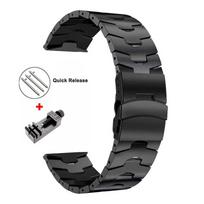 Quick Fit Titanium Metal 22mm Band For Huawei Watch GT6 Pro /Ultimate 2 GT6 5 4 3 2 Pro 46mm for Samsung Watch 46mm Gear S3 S4 for Huawei GT5 46mm black