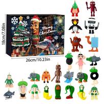 Italian Brainrot Al Christmas Tree Hanging Ornament Set With Acrylic Figures For Festive Gifts black