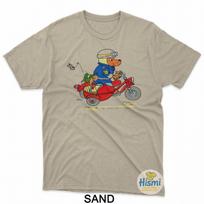 Richard Scarry Sergeant Murphy Motorcycle Lowly Worm Sidecar T-Shirt L gray