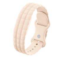 Sweatproof Cloud Silicone Band Fitness Tracker Wristband for Google Fitbit Air Daily Workout šviesiai rausvos spalvos
