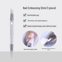 KaSi 5-in-1 Multi-Functional Nail Art Tool - Beading, Smudge Powder, Outline, Color Paint, Flower & Dotting Diamond Pen Exclusive gray