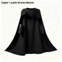 Spartiečių karių Cosplay apsiaustai su gobtuvu Anime gerbėjams 2XL juoda