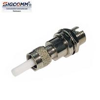 SMA Male to FC Female Fiber Optic Adapter black