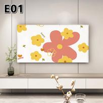 32-85 Inch Chinese Style Printed TV Hood Thick Polyester Soft Breathable Protective Cover Household LCD Dust Covers 46-50 inch brown