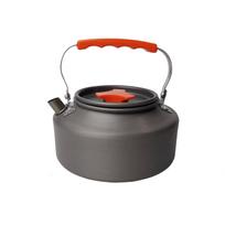 Outdoor Camping Teapot 1.1 Liter Coffee Pot Hard Alumina Kettle Picnic Kettle oranžinė