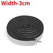 20/2M Sponge Door Window Seal Strip Self-Adhesive Insulation Acoustic Foam Weatherstrip Home Windproof Sound-Proof Sponge Tape (as the picture,2Rolls (4M))