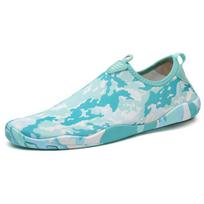 Unisex basakojų vandens batai Vyriškos lengvos nardymo kojinės Aqua batai Moteriškos greitai džiūstančios paplūdimio maudymosi sandalai Joga Banglenčių sportui Fitnesui Brastymui Sportiniai kedai 40 šviesiai mėlyna spalva