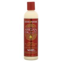 Creme Of Nature, Sertifikuotas natūralus argano aliejus iš Maroko, Kreminis aliejus, drėkinantis plaukų losjonas, 8,5 fl oz (250 ml) beige